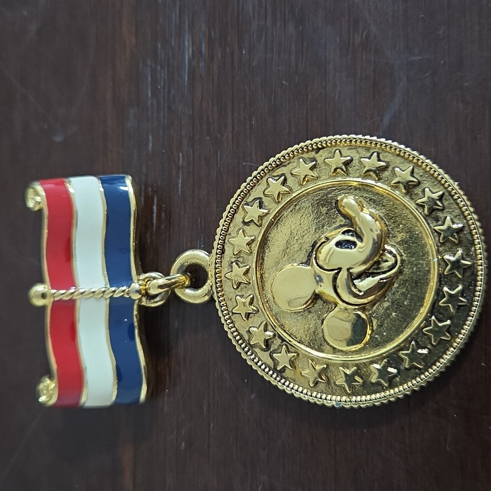 Gold Mickey Mouse Disney Napier Brooch Pin